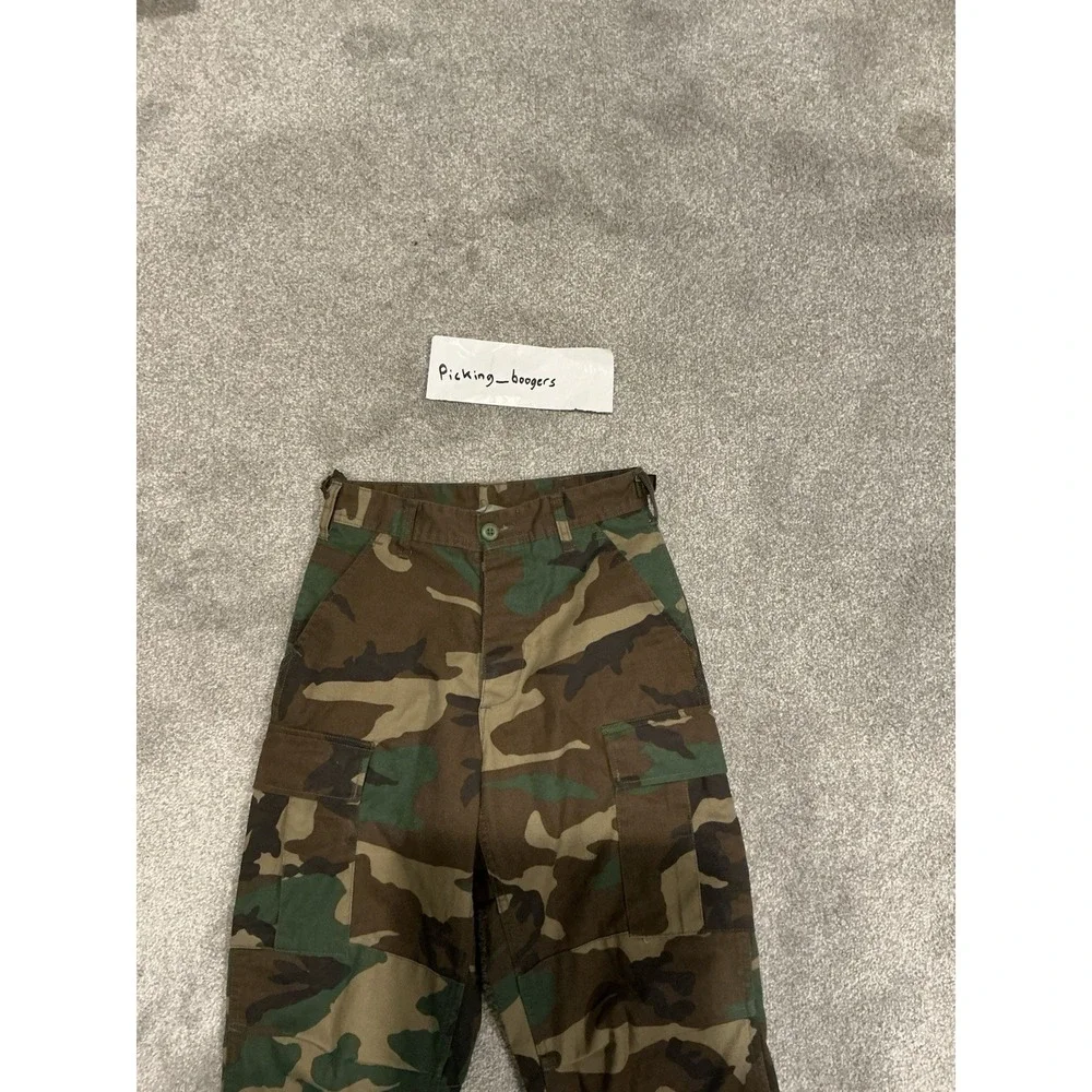 US Military Woodland‎ Camo Pants extra Small Regular Cargo Combat